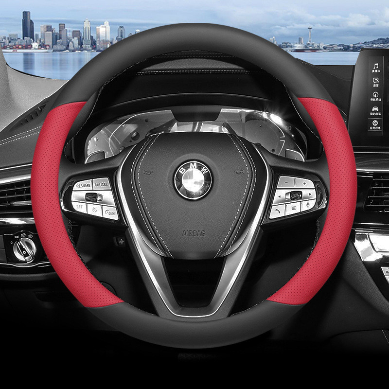 2025 BMW 5 Series 525Li 530Li ฝาครอบพวงมาลัย Ultra-Thin Facelift พิเศษ Anti-Slip ดูดซับเหงื่อฝาครอบจ