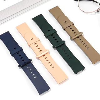 สายซิลิโคนอ่อน for Smartwatch Redmi Watch 1 2 Lite ยาง อุปกรณ์เสริมแถบเปลี for Xiaomi Mi Watch 1 2 Lite/ Mi Poco Watch