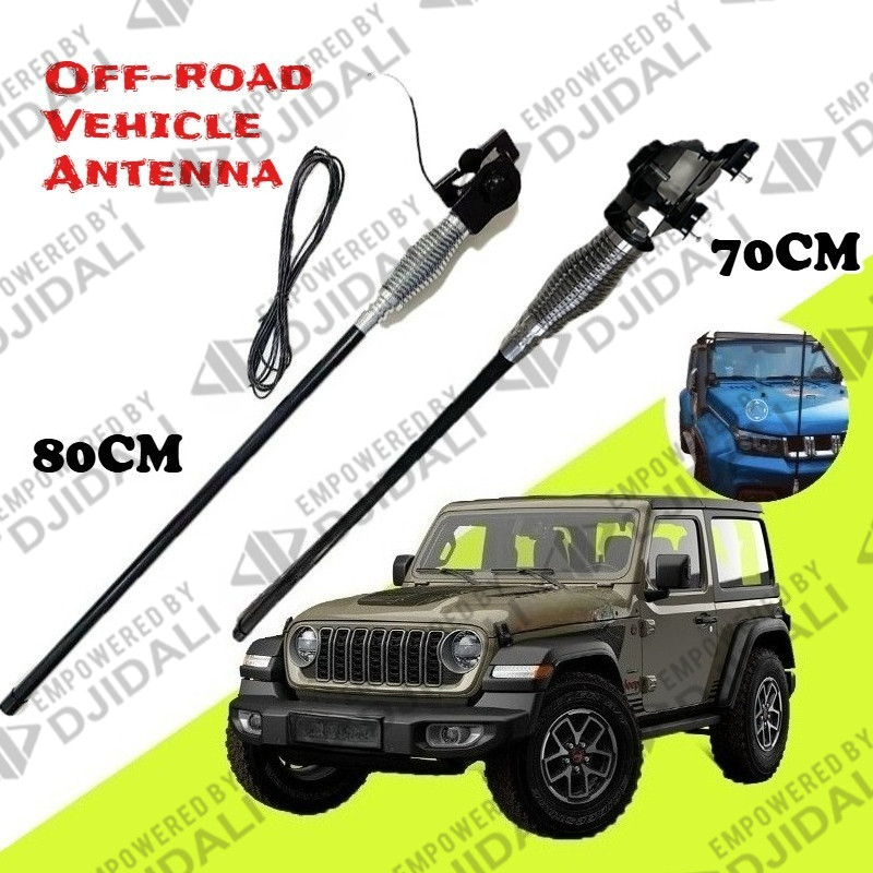 เสาอากาศ 1 ชิ้น 70 / 80 ซม. สำหรับรถบรรทุก Jeep Offroad