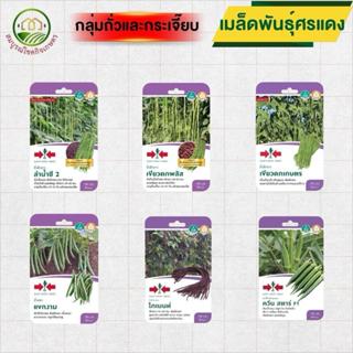 เมล็ดพันธุ์ศรแดง (ซองกระดาษเล็ก) กลุ่มถั่วฝักยาวและกระเจี๊ยบ…