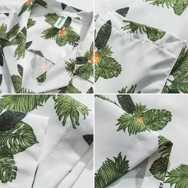 เสื้อลายดอกสงกรานต์ผู้ชาย ไซส์ M-3XL รุ่น R012 thumbnail 7