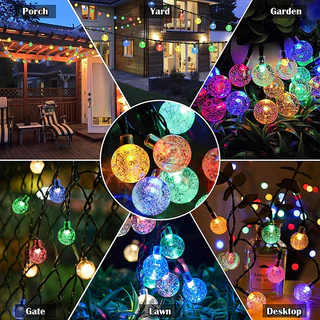COZII พร้อมส่ง🏡💡ไฟตกแต่ง โซล่าเซลล์ โคมไฟ 20/30/40/100 LED ประหยัดไฟมาก ทนแดด ทนฝน ไฟตกแต่งสวนและกลางแจ้ง