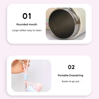 【ของแถมฟรี】แก้วเก็บความร้อนสแตนเลส 600 มล. ความจุขนาดใหญ่ พกพาสะดวก พร้อมหลอดดูด