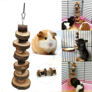 ของเล่นกระต่าย ของเล่นแฮมสเตอร์ ของเล่นลับฟัน ของเล่นกัดแทะ ไม้ลับฟันจากธรรมชาติ ของเล่นแก้สบี้ กระต่าย แกสบี้