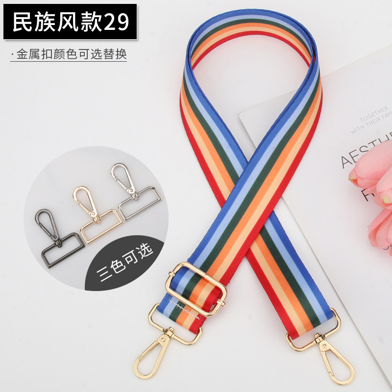 กระเป๋าสะพายแฟชั่น สายคล้องแบบปรับได้กว้าง 3.8 ซม. ในสไตล์เอเซีย มาพร้อมสายคล้องคอที่สามารถปรับความยาวได้ - รูปที่ 6