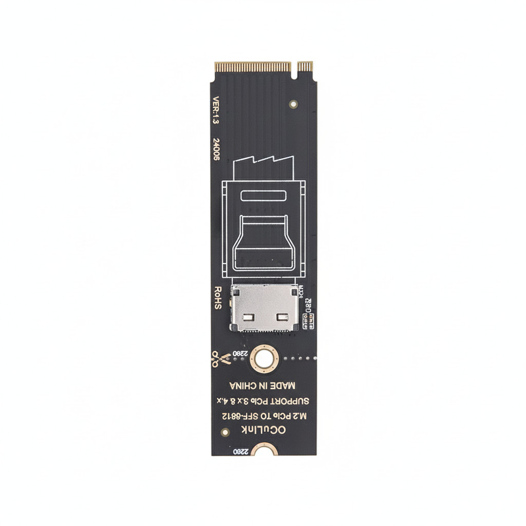 Oculink M.2 NVME SSD  VER1.3  SFF-8612 อะแดปเตอร์ PCI-E X4  #286