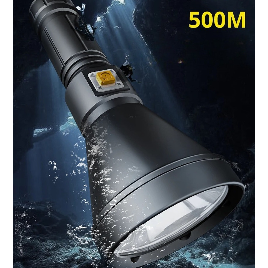 ไฟฉาย Divi Scuba XHP90 กันน้ำ 500 เมตร สำหรับการดำน้ำ