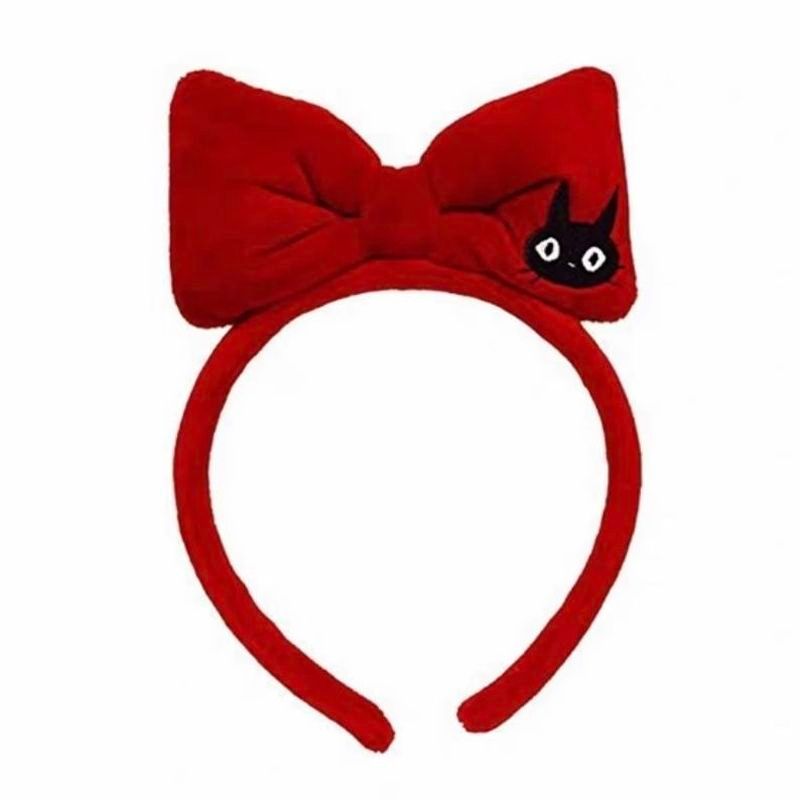 Ghibli ญี่ปุ่น Hayao Miyazaki แม่มดบริการจัดส่งสไตล์เดียวกันแมวดํา Gigi น่ารัก Hairpin ที่คาดผม Headwear yy4.2