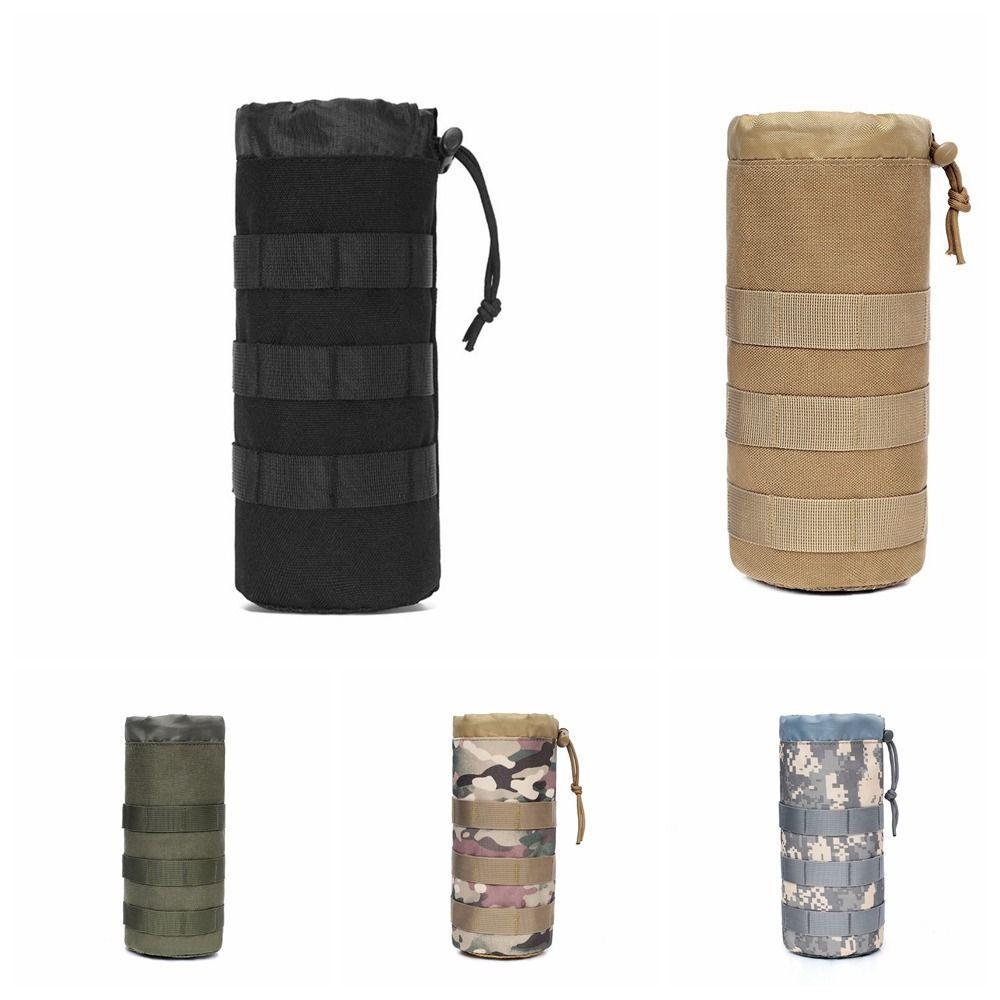 Crosstrade Molle ขวดน้ํา, 1000D Oxford ผ้า Molle ระบบกาต้มน้ํากลางแจ้ง Carrier กระเป๋า, ขวดน้ํากระเป๋าเดินทางมัลติฟังก์ชั่เดินป่าขวดกระเป๋าเดินทาง ราคา ถูกที่สุด ดีลบีเคเค แกลเลอรีภาพที่ 9