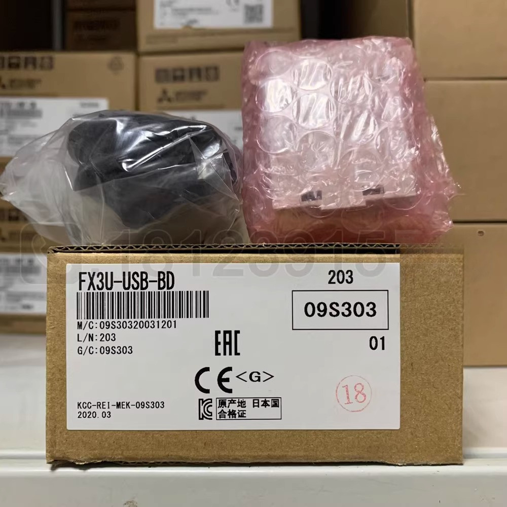 Mitsubishi FX3U PLC การสื่อสารโมดูลบอร์ด FX3U-232-BD FX3U-485-BD FX3U-422-BD FX3U-CNV-BD FX3U-USB-BD