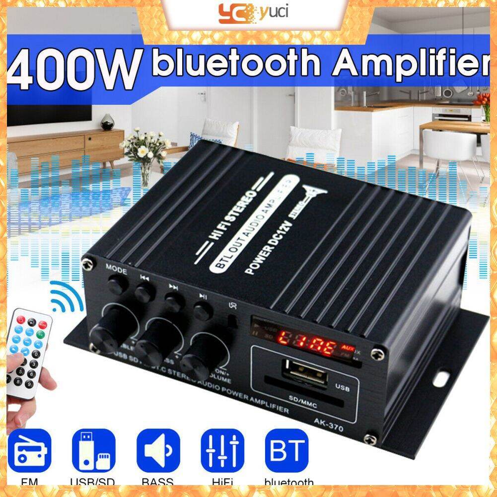 Yuci Mini HIFI เครื่องขยายเสียงบลูทูธดิจิตอล,AK380/AK370/AK170 เครื่องขยายเสียงคาราโอเกะโฮมเธียเตอร์