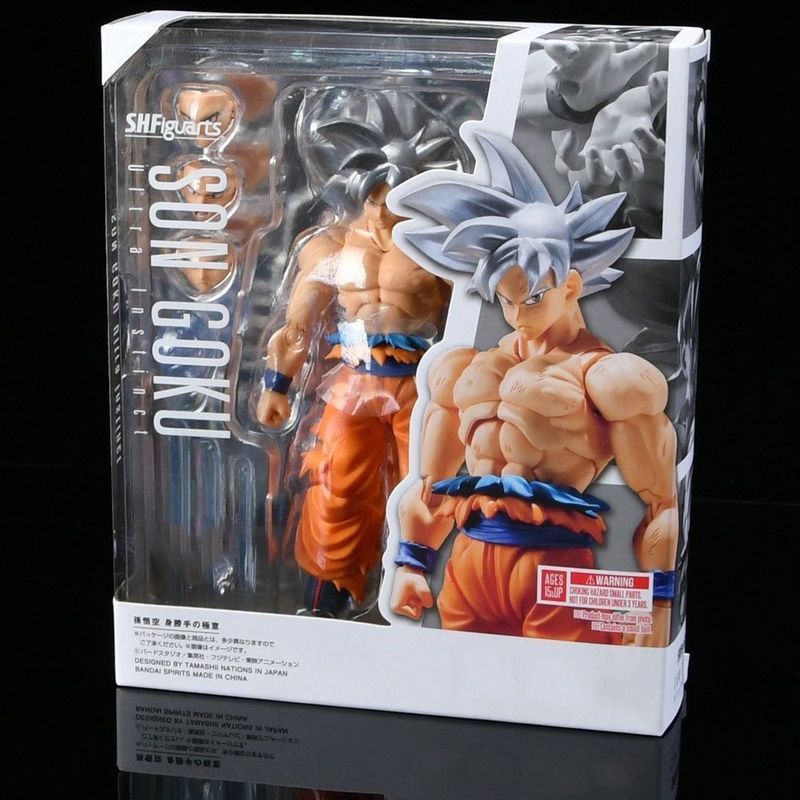 Dragon Ball Hands-on Super Saiyan Black-Haired Goku SHF Face-Chang ของเล่นเด็กของขวัญตุ๊กตารุ่น