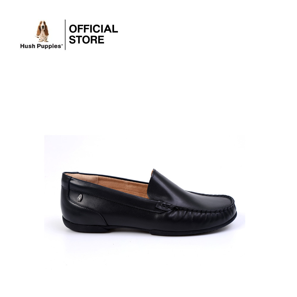 Hush Puppies รองเท้าผู้หญิง รุ่น HP 8WCFB2415A - สีดำ (รองเท้าลำลองหนังแท้ แบบสวม)