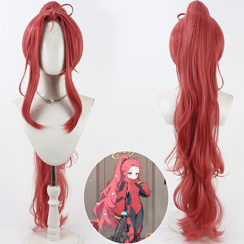 Blue Archive Hanaoka Yuzu Cosplay Wig Detachable Ponytail