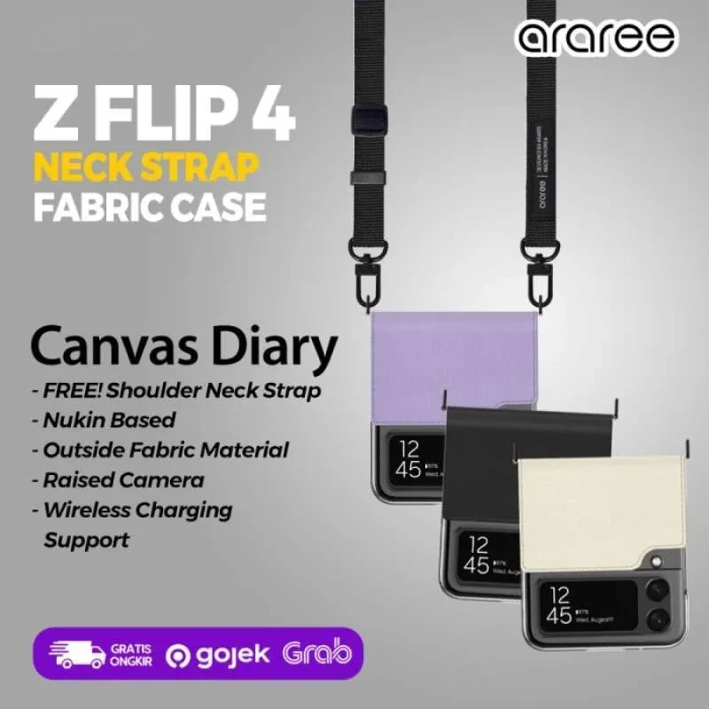 เคส ARAREE Samsung Z Flip 4 Flip4 ARAREE CANVAS DIARY Casing - การดูแลหลัก