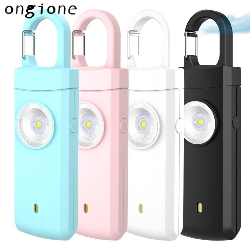 ONGIONE ฉุกเฉินไฟฉาย LED พวงกุญแจ, 130dB ABS Personal Alarm ความปลอดภัยพวงกุญแจ,ของขวัญ Panic Security พวงกุญแจนาฬิกาปลุกความปลอดภัยแบบพกพาไซเรน
