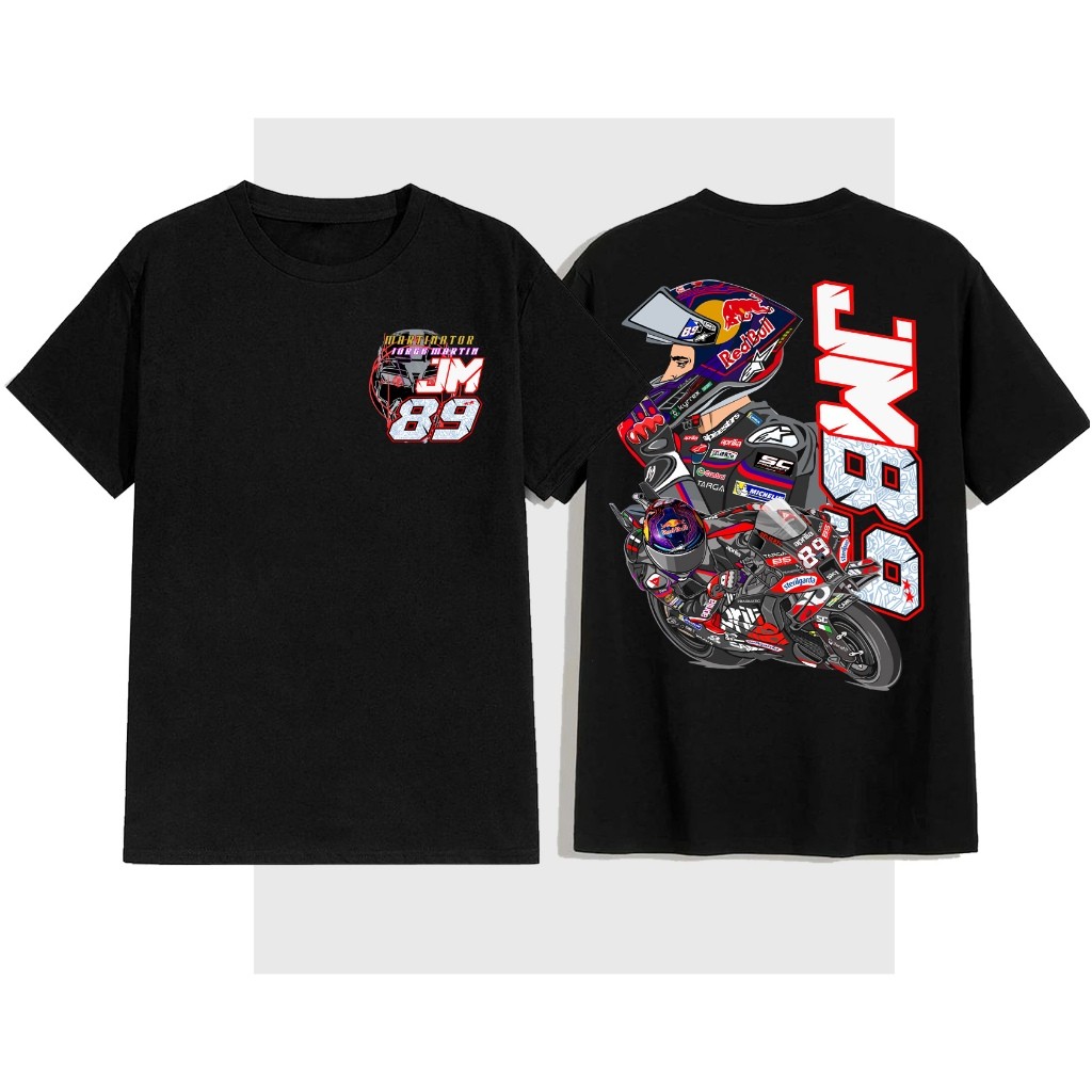 JORGE MARTINATOR araillia เสื้อยืด/MOTOGP/25/26 เสื้อยืดสามารถเป็น WORN สําหรับผู้ชาย/ผู้หญิง