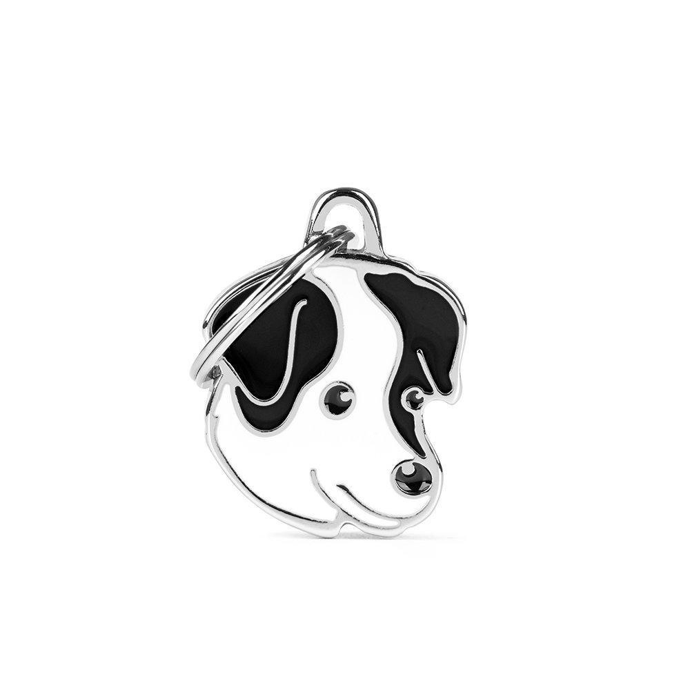 ID TAGS BLACK JACK RUSSEL