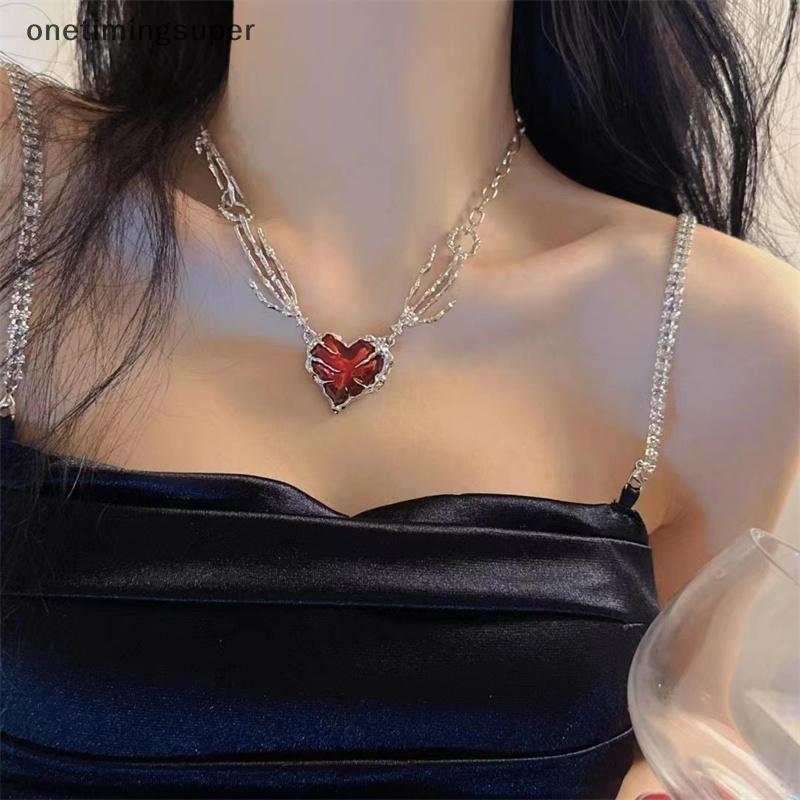 สร้อยคอหนังมือแบบโบฮีเมียน ออกแบบหัวใจ สำหรับทั้งผู้หญิงและผู้ชาย OTP