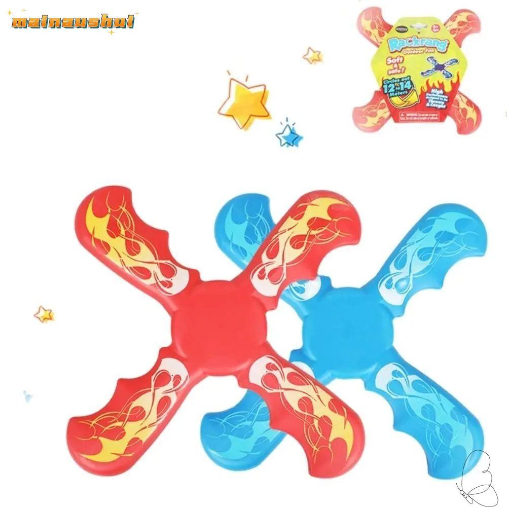 MAINAUSHUI เด็กบูมเมอแรง, Soft Interactive Flying Boomerang, ปริศนา Decompression ของขวัญ EVA ของเล่นเด็กกีฬา Early Education ตลก Returning Boomerangs ผู้ใหญ่-เด็ก