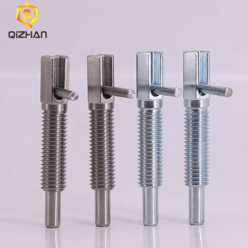ปลั๊กลูกบิด วันนี้หาง L-Shaped Point Pin LBLT ฤดูใบไม้ผลิปลอดภัยตําแหน่งคงที่หยุด Pin M6M8M10M12M16 