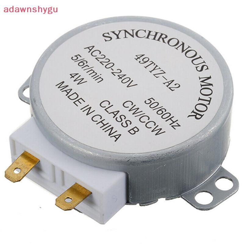 Adagu เตาอบไมโครเวฟมอเตอร์ซิงโครนัส 49TYZ-A2 AC 220-240V CW/CCW 4W 5/6 RPM TH