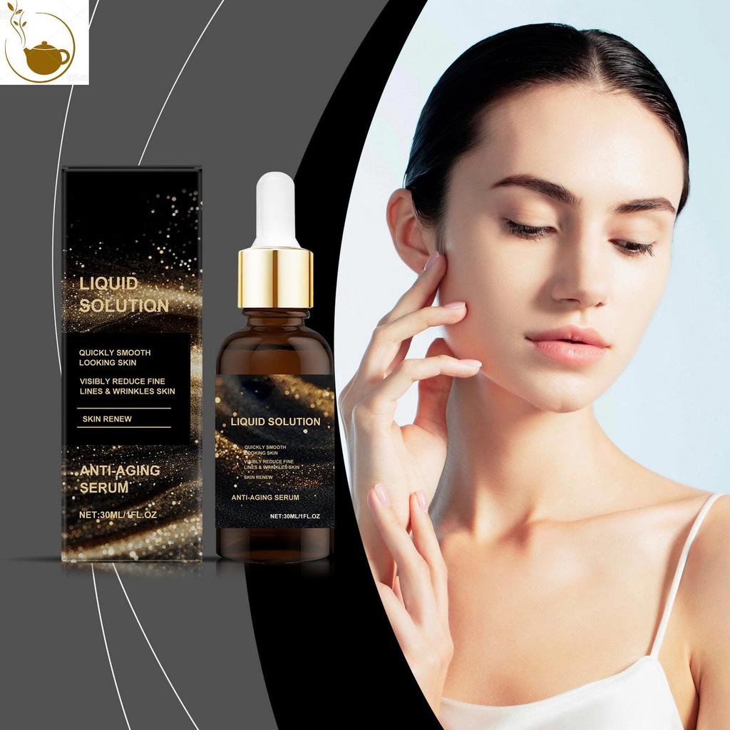 Face Liquid Solution Anti Aging Serum Face Black Spot Remover Serum เหมาะสําหรับทุกสภาพผิว