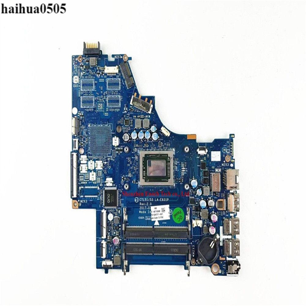 924717- 601 LA-E831P สําหรับ HP HP 15-BW 255 G6 เมนบอร์ด