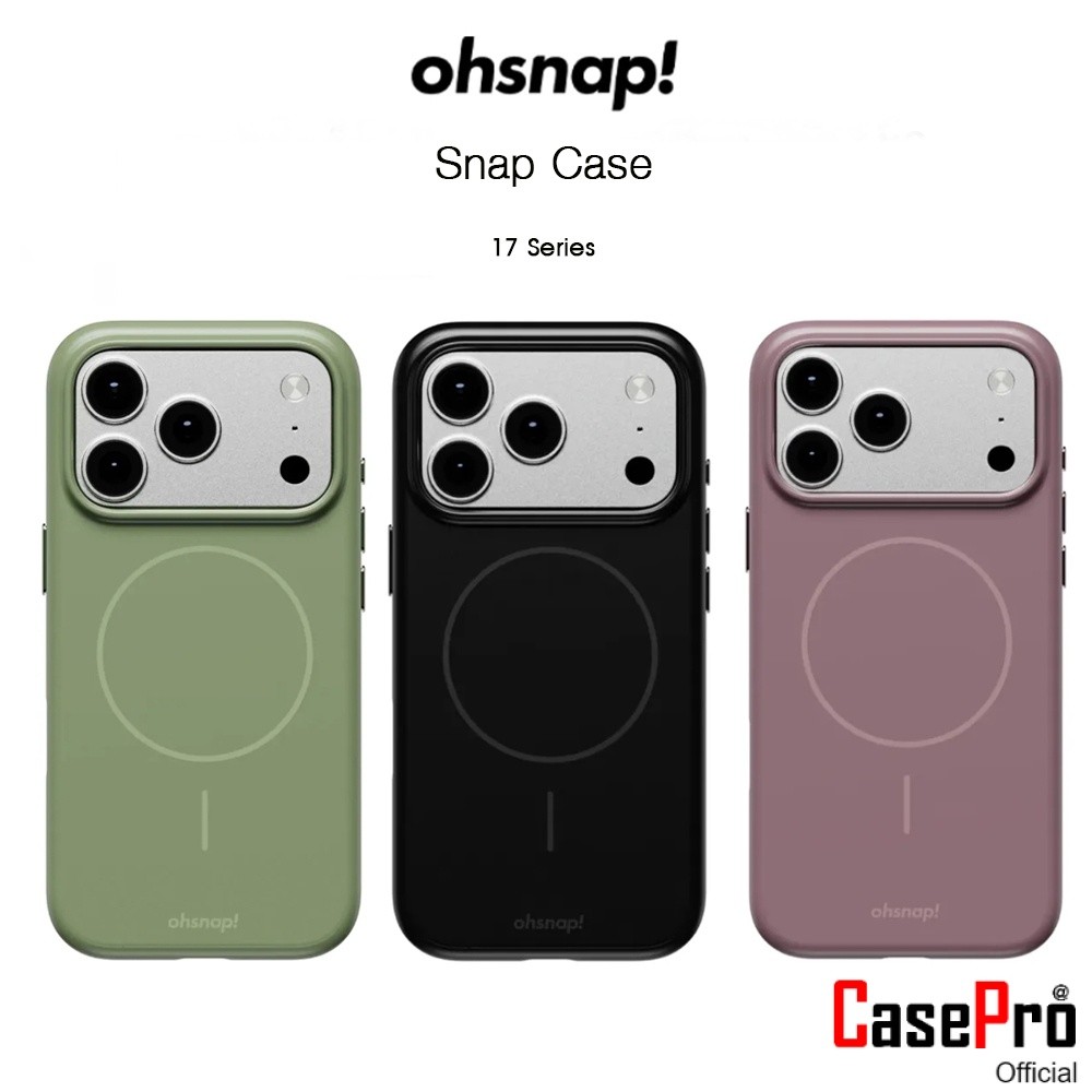 OHSNAP! Snap Case เคสกันกระแทกเกรดพรีเมี่ยม เคสสำหรับ iPhoneAir/17Pro/17Promax (New)