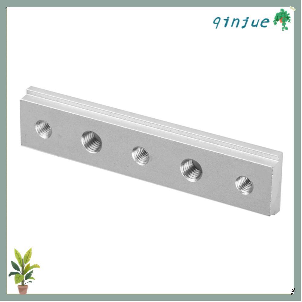 QINJUE Miter Track Jig, 100/200/300 mm สําหรับ T Screw T Slot Miter Track, อลูมิเนียม Quick Acting C