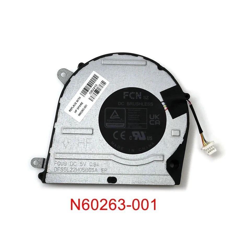 พัดลมระบายความร้อนแล็ปท็อปใหม่สําหรับ HP Pavilion Plus 14 ey ew TPN-W159 TPN-W160 Cooler FQU9 DC5V 0