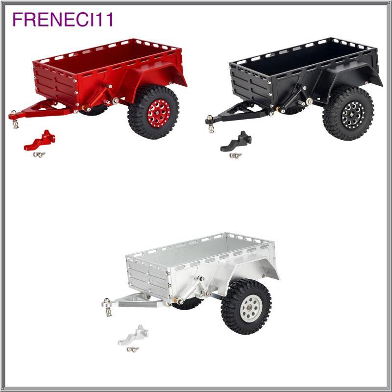 [freneci11] RC Crawler Trailer Utility Trailer Performance มีล้ออลูมิเนียมสําหรับ 1/18 RC รถยานพาหนะ