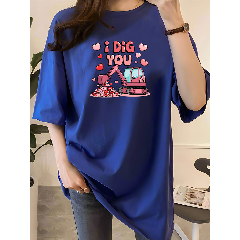 2G5968 Tshirt ผู้หญิง Plus ขนาดเสื้อผ้า T เสื้อ Crop Top เสื้อยืดผู้หญิงเสื้อ Leisure Kore