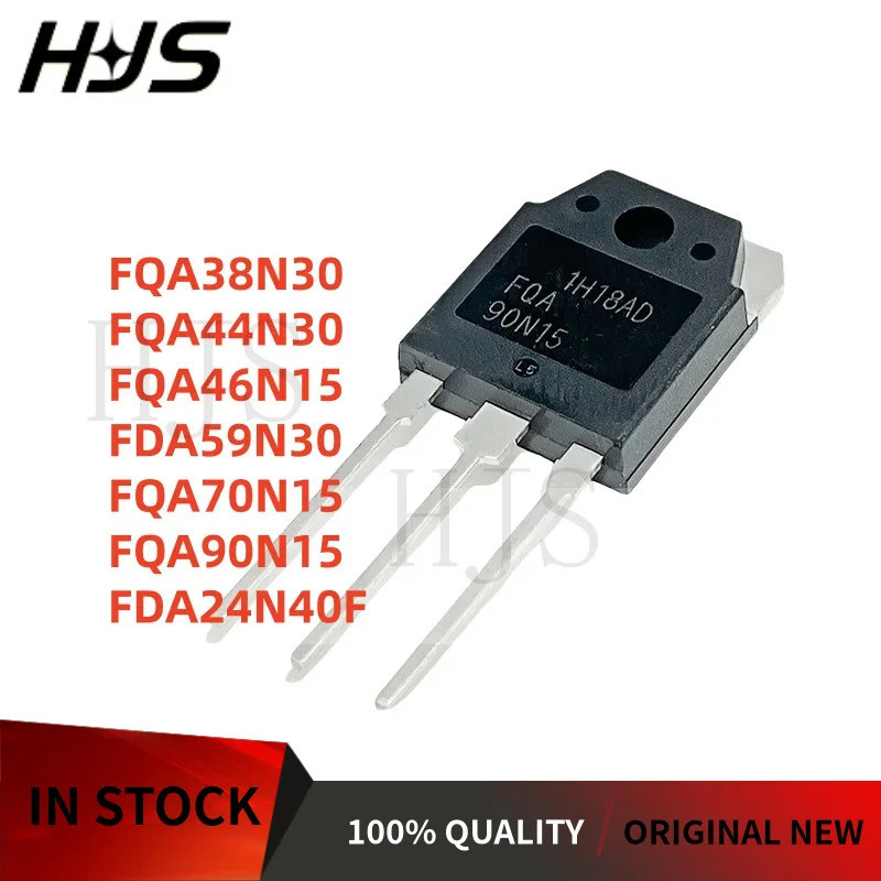 10PCS FQA90N15 FDA59N30 FQA46N15 FQA38N30 FQA70N15 FDA24N40F FQA44N30 TO-3P ทรานซิสเตอร์ยี่ห้อในสต็อ
