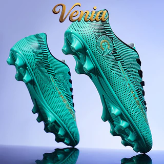 VENIA【จัดส่งภายใน 24 ชั่วโมง บางกอกสปอต】รองเท้าฟุตบอลสตั๊ด ไม่ต้องผูกเชือก รองเท้าฟุตซอลแบบ TF/FG สำหรับผู้ชาย และ