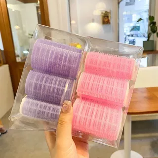 โรลม้วนผมสะท้อนความร้อน แบบธรรมชาต DIY ม้วนผมหน้าม้า จัดแต่งทรงผมโรลม้วนผม ที่ม้วนผม โรลม้วนผ-em