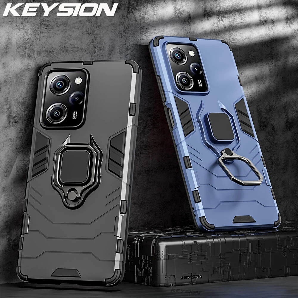 เคส XIAOMI POCO X5 X5 PRO / POCO X4 GT IRING CASE ROBOT ARMOR STANDING PHONE