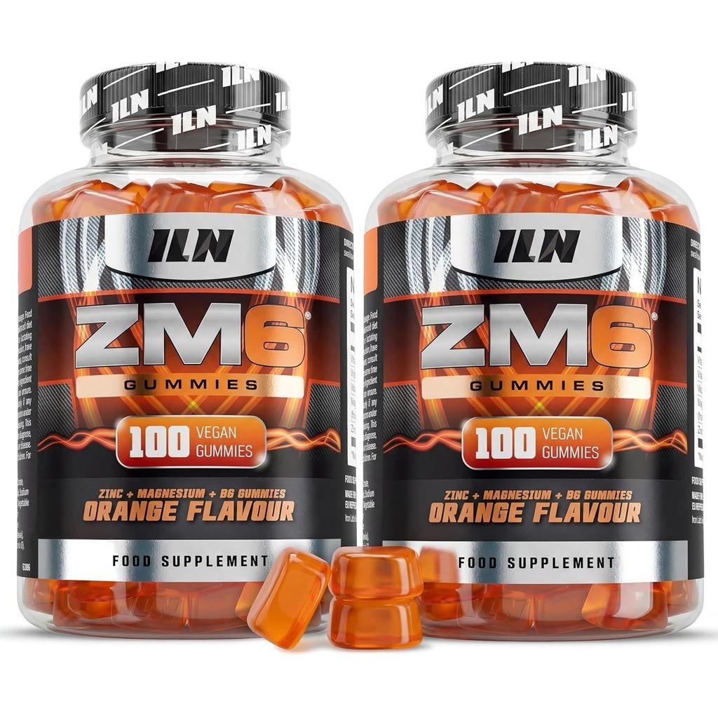 ZM6 – กัมมี่สังกะสีและแมกนีเซียม – 2 แพ็ค (Orange Flavour) – อาหารเสริมสําหรับผู้ชายและผู้หญิง - Zin