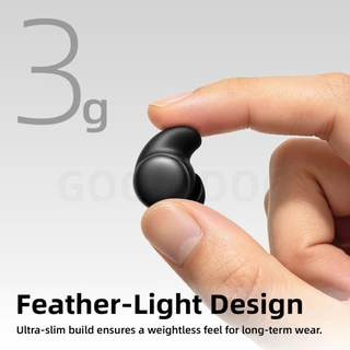 GOOJODOQ Sleep หูฟังบลูทูธหูฟังชนิดใส่ในหูน้ําหนักเบาพิเศษ Premium Sleep Sound Effects การแก้ปัญหาเสียงรบกวนที่มีประสิทธิภาพ