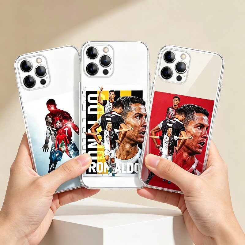 World Cup Cristiano Ronaldo สําหรับ VIVO V60 Lite V50 V40 Lite Y76 Y75 Y36 Y400 Y51 2020 Y400 5G ใสฝ