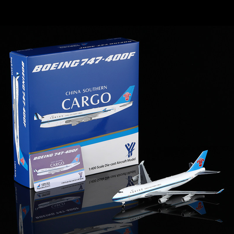 YY Wings 1/400 China Southern Airlines B747-400F เครื่องบินโลหะเครื่องบินรุ่น B-2473/B-2461