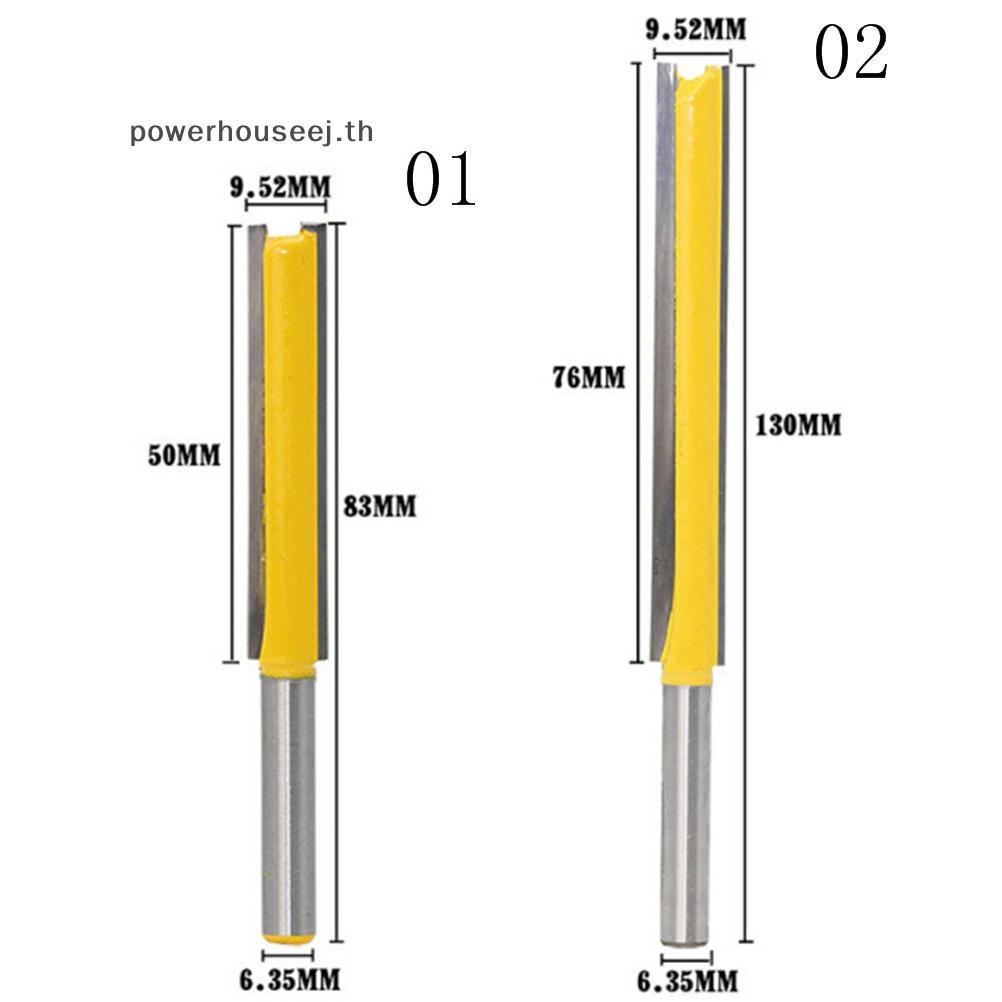XXHZ 1 ชิ้นยาวพิเศษ Flush Trim Router Bit - 1/4 "Shank Trimming เครื่องมือ 50/76 มม. [TH]