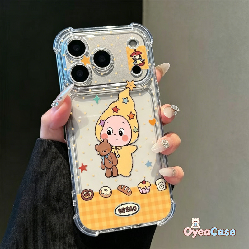 น่ารักขนมหวานหมี Star สําหรับ Samsung Galaxy S26 Plus S25 Edge S24 S23 S22 S21 S20 Plus Ultra FE Lit