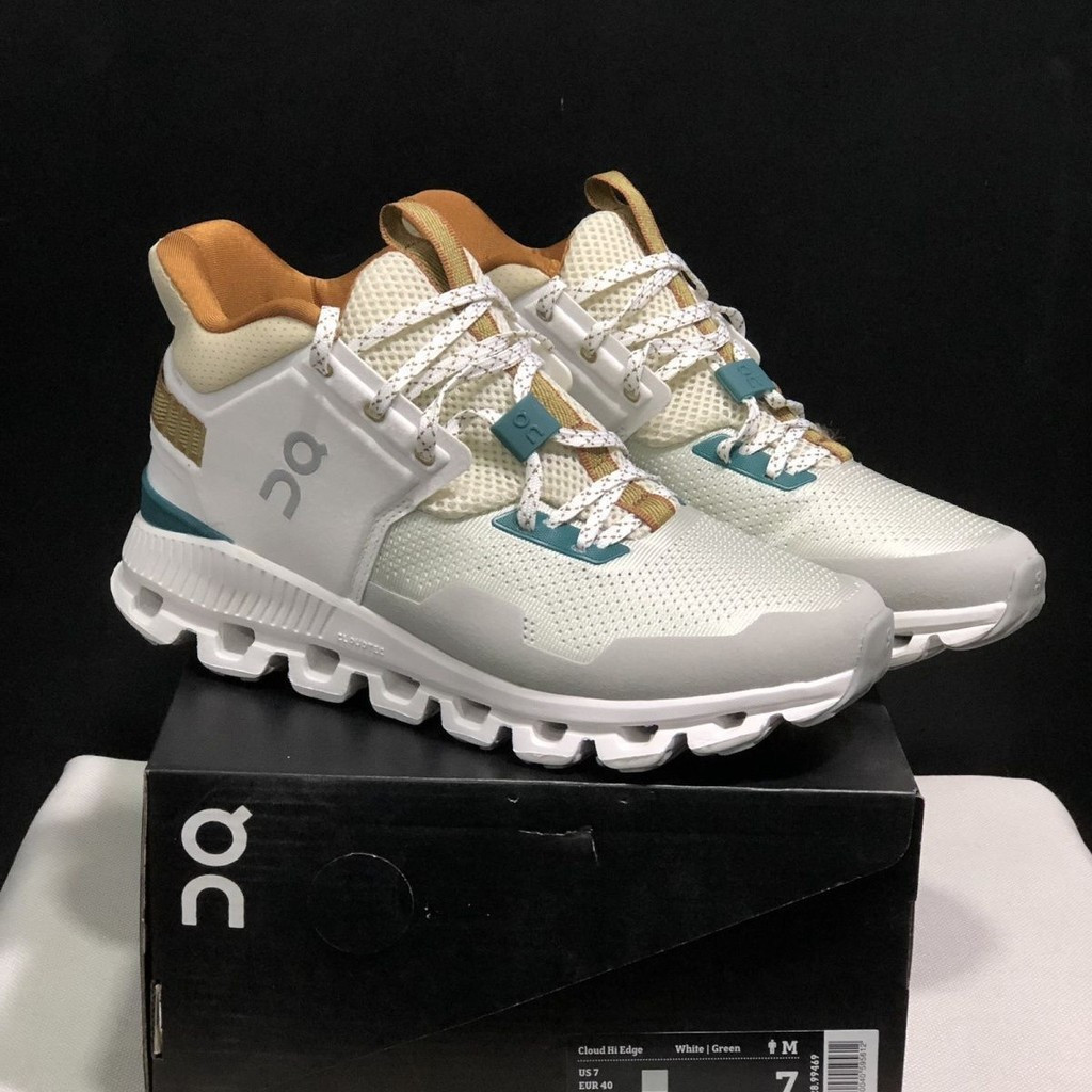 On Running On Cloud Hi Edge รองเท้าผ้าใบสําหรับผู้ชายและผู้หญิง Unisex รองเท้าวิ่งคู่กลางแจ้ง street
