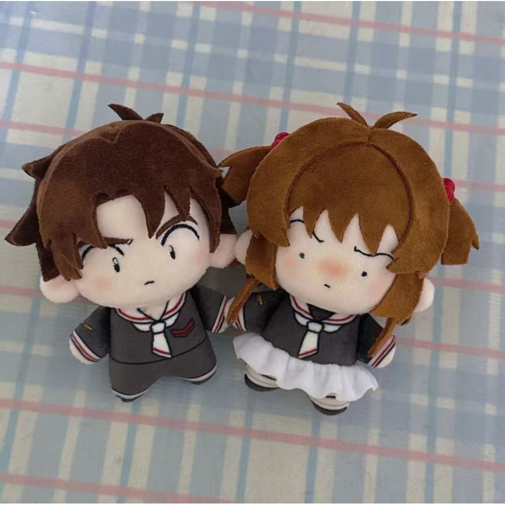 Cardcaptor Sakura 10 ซม.พิมพ์ตุ๊กตาผ้าฝ้าย Sakura Li Syaoran จี้ตุ๊กตา