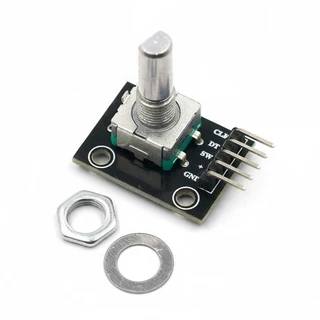 KY-040 Rotary Encoder โมดูลอินครีเมนทัล 360° 20 PPR แม่นยำสูง พร้อมปุ่มกด สำหรับ Arduino