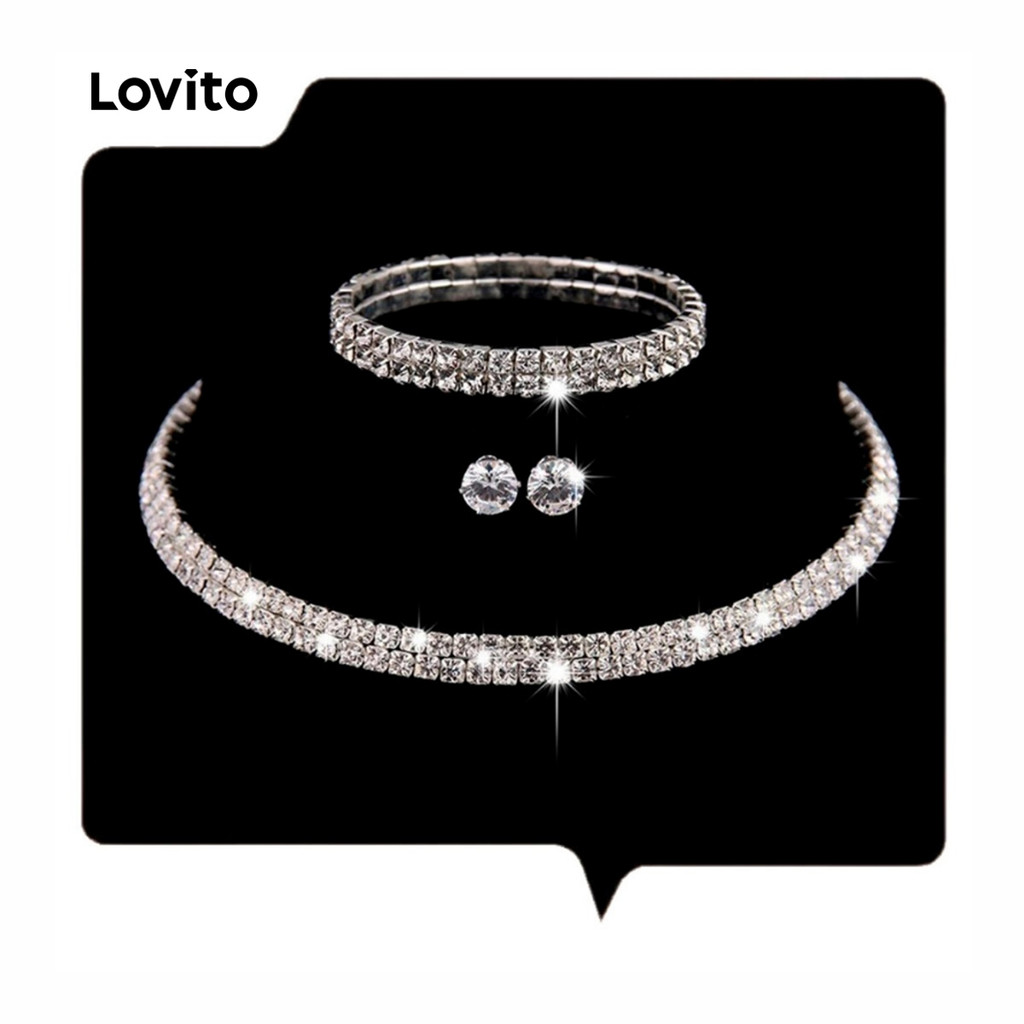 Lovito สร้อยคอผ่อนคลาย LCS31A254