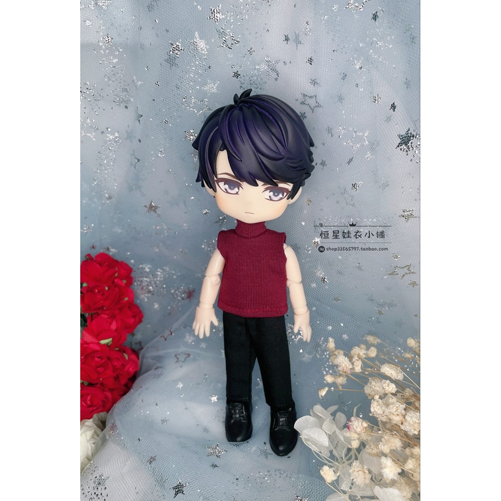 พร้อมสต็อก GSC Nendoroid ob11 เสื้อผ้าเด็ก YMY body9 คอเต่าถักเสื้อกั๊กฐานเสื้อกันหนาว