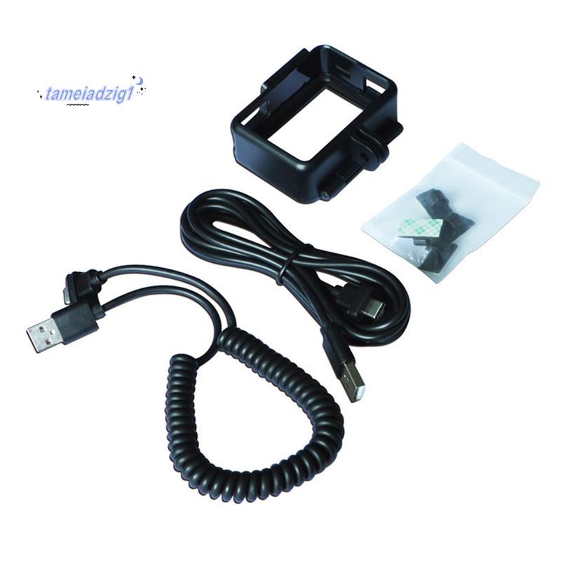 สําหรับ SJ10 Pro SJ10X SJ11 ชุดกรอบพร้อมสายชาร์จรถจักรยานยนต์รองรับการบันทึก While ชาร์จ