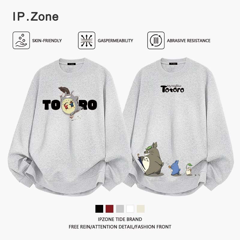 เสื้อยืดแขนยาว คอกลม My Neighbor Totoro ลวดลาย 2026สินค้าใหม่ ใส่สบาย ไม่หด มี 5 สี ตัดเย็บดี (พร้อมส่ง)